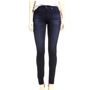 AG Adriano Goldschmied Women's 27R High Rise Farrah Skinny Ankle Blue Jeans